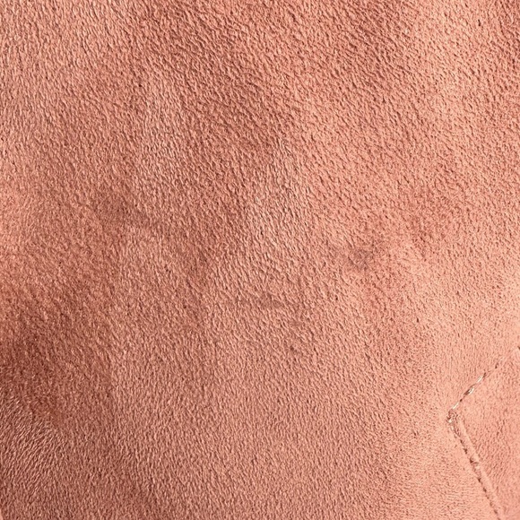 House Of CB Faux Suede Fringe Jacket Pink Women’s Medium Coastal Cowgirl Western - Picture 10 of 13